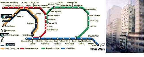 MTR map